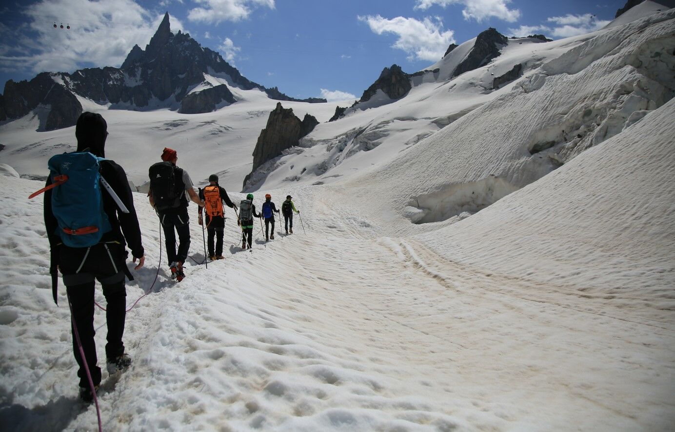 Traversée de la Vallée Blanche en Randonnée Glaciaire - Débutants - 6