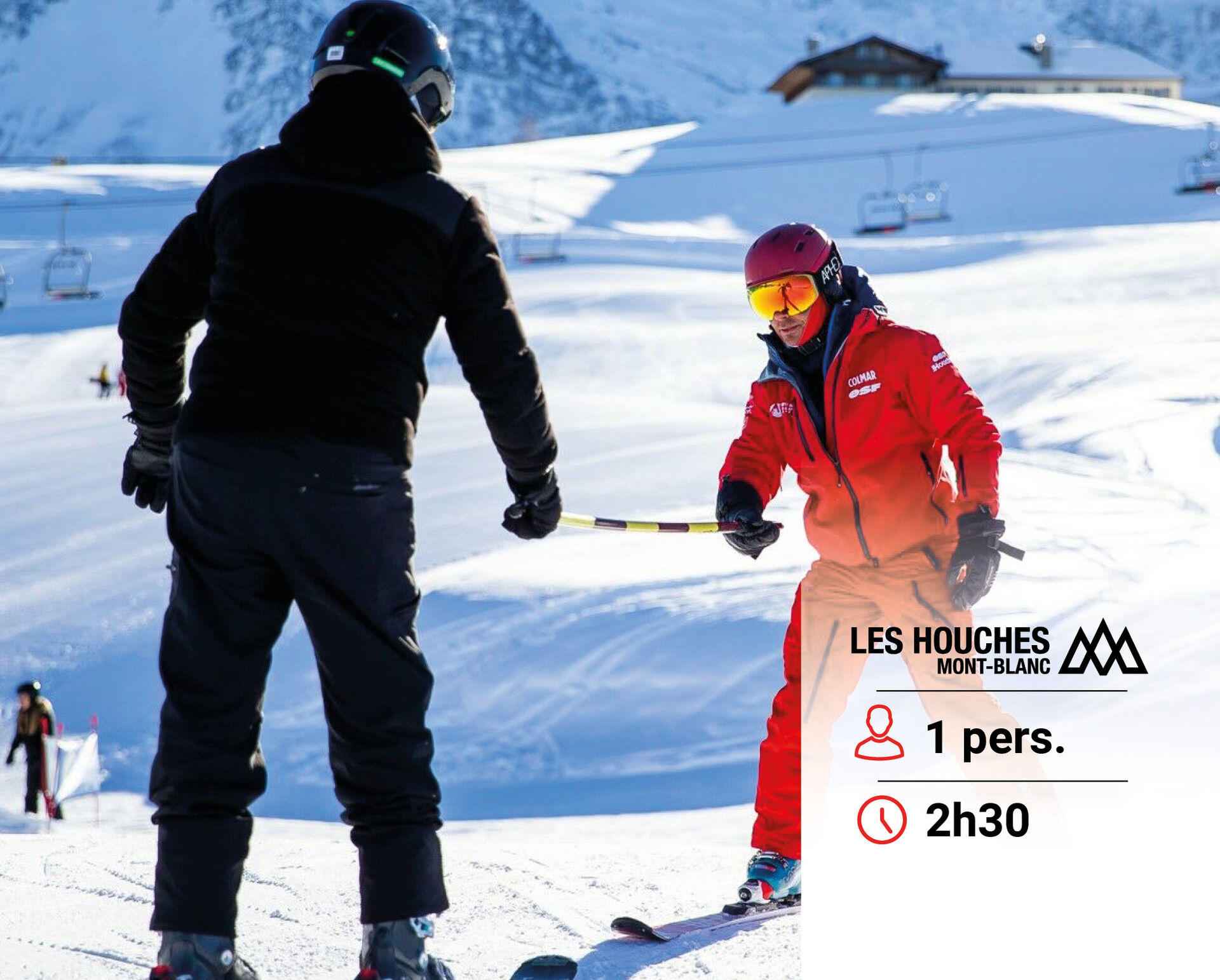 1st Ski Experience Les Houches 1 PERSON -  ALL INCLUSIVE (Private lesson, Skipass, Ski gear, Helmet) - 1