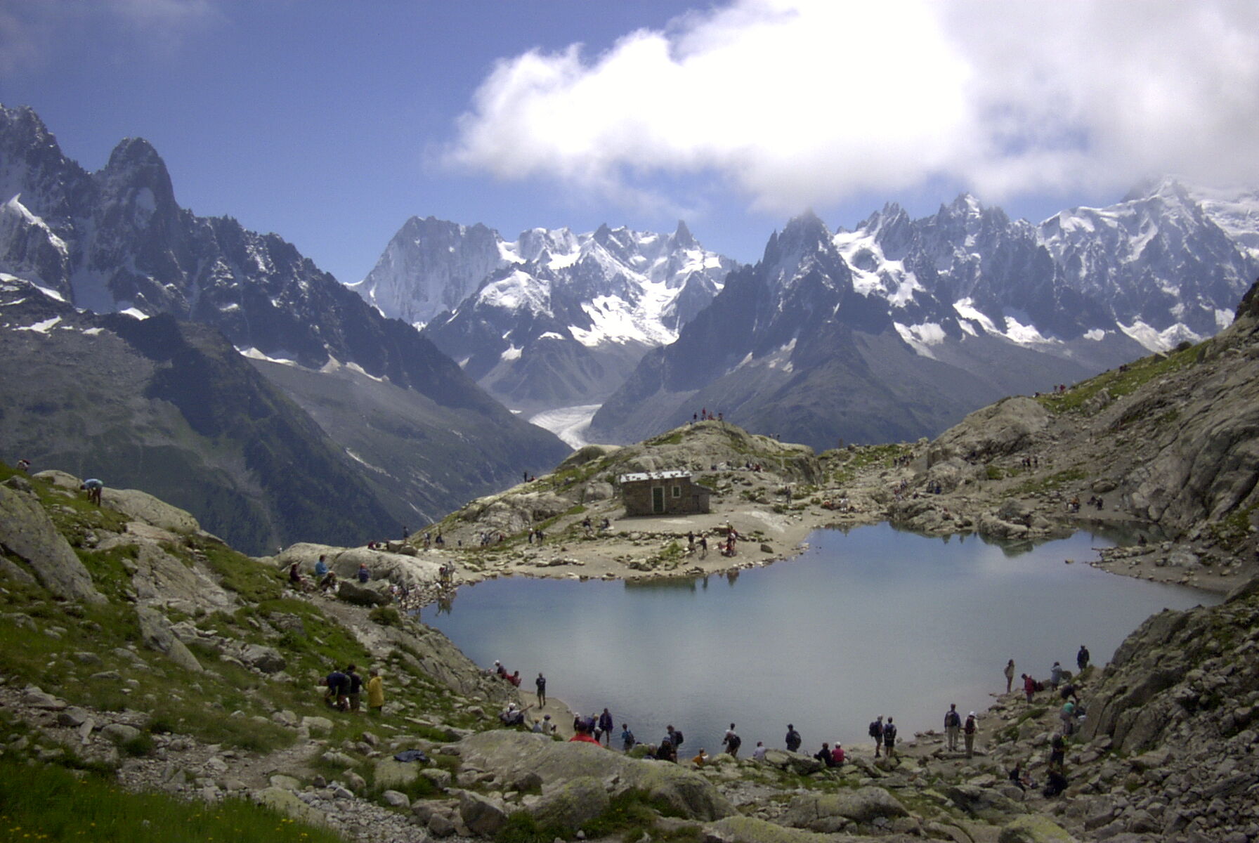 Hiking - Lac Blanc - group, all ages - 1