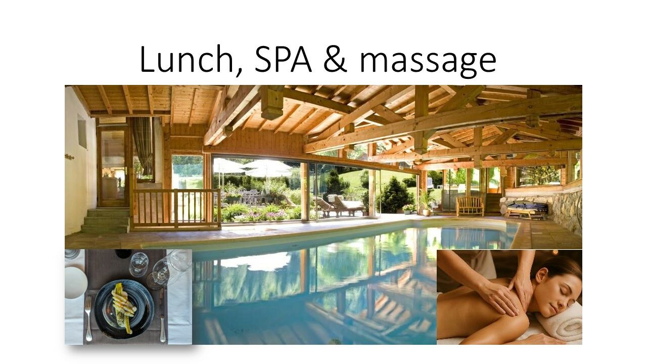Lunch, SPA and Massage - 1